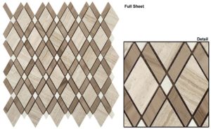 Wooden white(big diamond)+Athen gray(str DS55