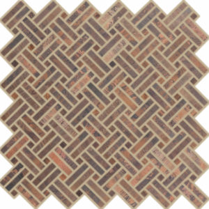 Metallix Miscellaneous Designs Antique Copper 2By Basketweave