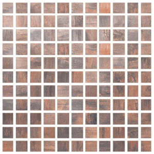 Metallix Miscellaneous Designs Antique Copper Antique Copper Mosaic 1X1