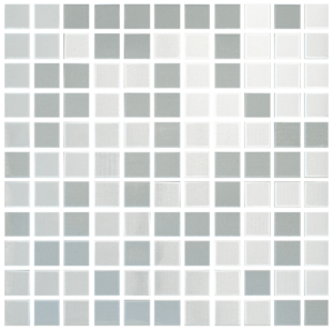Metallix Miscellaneous Designs Stainless SteelBrushed Stainless Steel Mosaic 1×1