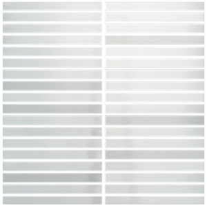 Metallix Miscellaneous Designs Stainless SteelBrushed Stainless Steel Straight Stack Mosaic 5