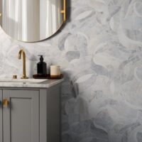 Kendall Andes Gray Polished Mosaic