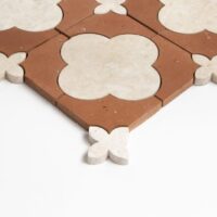 Diana Royal, Rustic Terracotta Honed Cottage Marble Mosaic