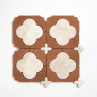 Diana Royal, Rustic Terracotta Honed Cottage Marble Mosaic