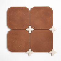 Diana Royal, Rustic Terracotta Honed Loto Marble Mosaic