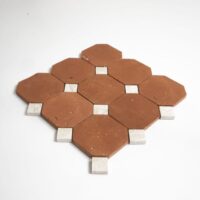 Diana Royal, Rustic Terracotta Honed Ottapunto Marble Mosaic
