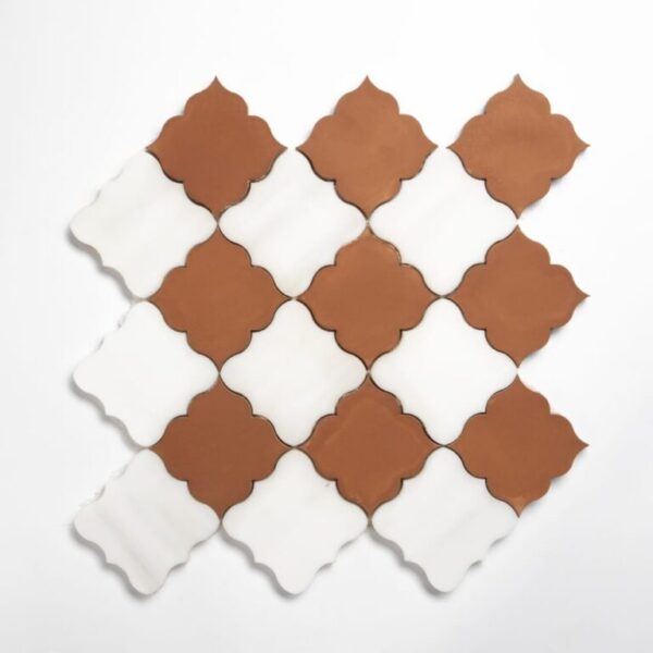 Cotto Rio, Snow White Honed Tudor Marble Mosaic